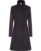 Reiss Virginia Fit and Flare Coat - Lyst