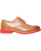 Steve Madden Kickup Leather Oxfords - Lyst