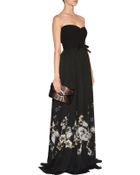 Giambattista Valli Silk Flower Print Evening Gown - Lyst