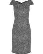 Michael Kors Origami-folded Wool-tweed Dress - Lyst