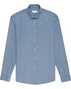 Reiss Lane Washed Denim Shirt - Lyst