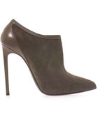 Saint Laurent Paris Pointtoe Ankle Boots - Lyst