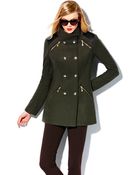 Vince Camuto Wool Military Coat - Lyst