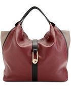 Furla Elisabeth Buckle Medium Shopper - Lyst