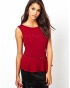 Love Peplum Top - Lyst