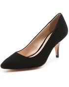 Pour La Victoire Isa Suede Pumps - Lyst