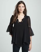 Free People Always in Love Lace-trim Top - Lyst