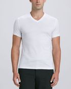 Ralph Lauren Black Label Shortsleeve Vneck Jersey Tee - Lyst