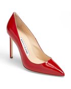 Manolo Blahnik Bb Pointy Toe Pump - Lyst