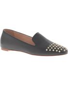 J.Crew Darby Studded Cap Toe Loafers - Lyst