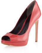 Rachel Roy Daphne Peeptoe Pump Orange - Lyst