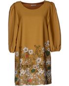 Darling Short Dress - Lyst