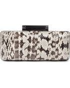 Diane von Furstenberg Tonda Snake Clutch - Lyst