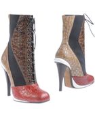 Fendi Ankle Boots - Lyst