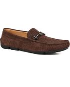 Giorgio Armani Printed Horsebit Driving Shoes - Lyst