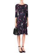 Max Mara Studio Studio Flower Print Jersey Dress - Lyst
