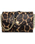 Michael Kors Calf Hair Iphone Crossbody Bag - Lyst