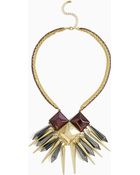 Nasty Gal Golden Lineage Necklace - Lyst