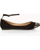 Forever 21 Pointed Toe Ballet Flats - Lyst