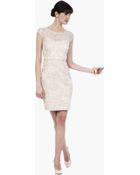 Kay Unger Lace Sheath Dress - Lyst