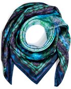Matthew Williamson Silk Scarf in Periwinkle - Lyst