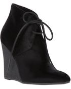 Burberry Wedge Bootie - Lyst