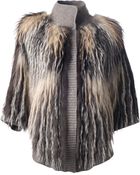 Liska Fox Fur Jacket - Lyst