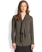 Ralph Lauren Blue Label Nikki Silk Blouse - Lyst