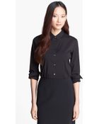 Theory Larissa Shirt - Lyst