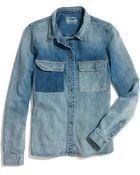 Madewell Rivet Thread Chambray Shirt - Lyst