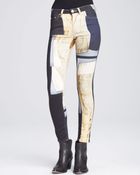 Acne Studios Asymmetriczip Leather Moto Jacket Black - Lyst