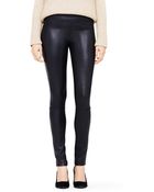 Club Monaco Claudia Leather Panel Legging - Lyst