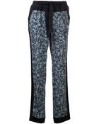 Sea Floral Print Trouser - Lyst