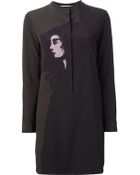 Victoria, Victoria Beckham Printed Silk Crepe Dress - Lyst
