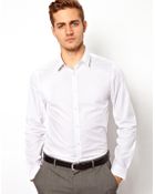 Asos Smart Shirt In Long Sleeve - Lyst