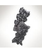 Lauren by Ralph Lauren Wool Patchwork Ruffled Scarf - Lyst