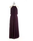 Xscape Pleated Chiffon Gown - Lyst