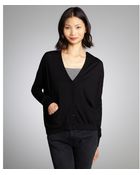 BCBGMAXAZRIA Black Wool Blend Knit 'Anton' Open Vest - Lyst