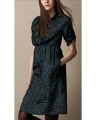 Burberry Abstract Animal Print Shirt Dress - Lyst
