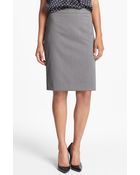 Jones New York Lucy Birdseye Pencil Skirt - Lyst