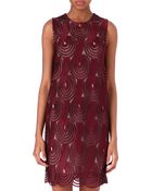 Christopher Kane Sleeveless Lace Circle Dress - Lyst
