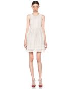RED Valentino Chomomile Embroidered Organza Dress - Lyst