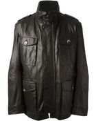 Boss by Hugo Boss Classic Leather Jacket - Lyst