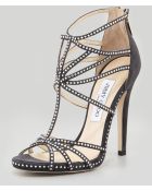 Jimmy Choo Vendetta Strappy Crystal Sandal - Lyst