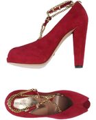 Emporio Armani Closedtoe Slipons - Lyst
