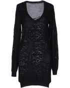 Ermanno Scervino Short Dress - Lyst
