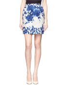 Valentino Ceramic Floral Brocade Tulip Skirt - Lyst
