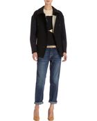 Derek Lam Doublebreasted Peacoat - Lyst
