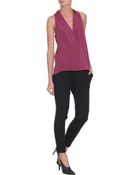 Tibi Silk Halter Top - Lyst