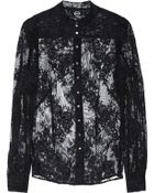 McQ by Alexander McQueen Floral lace Blouse - Lyst